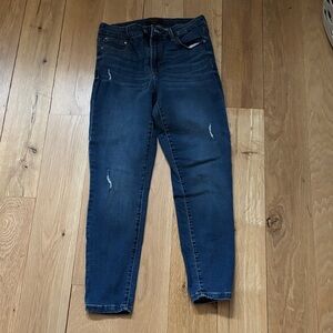 RACHEL Rachel Roy Dark Blue Distressed Jeans